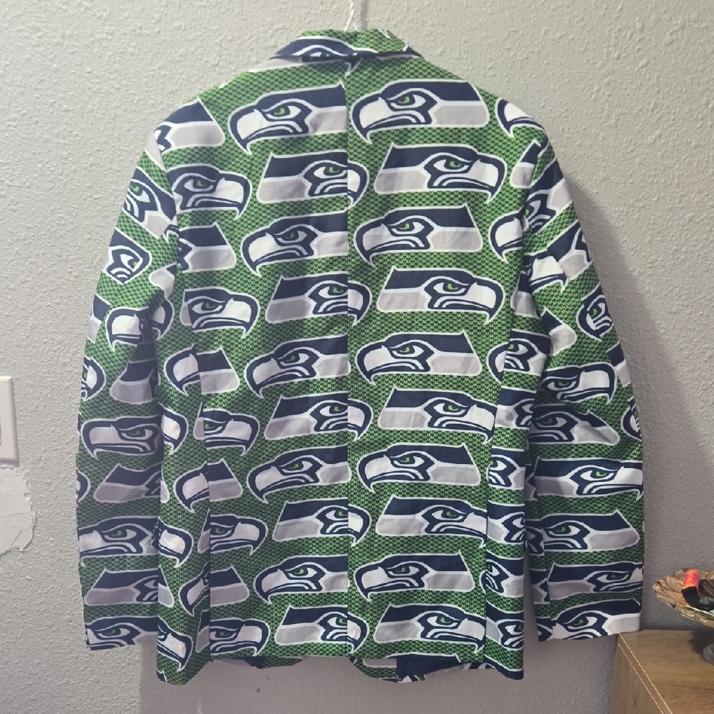 NFL‎ Seattle Sehawks Patterned Blazer - Picture 3 of 5
